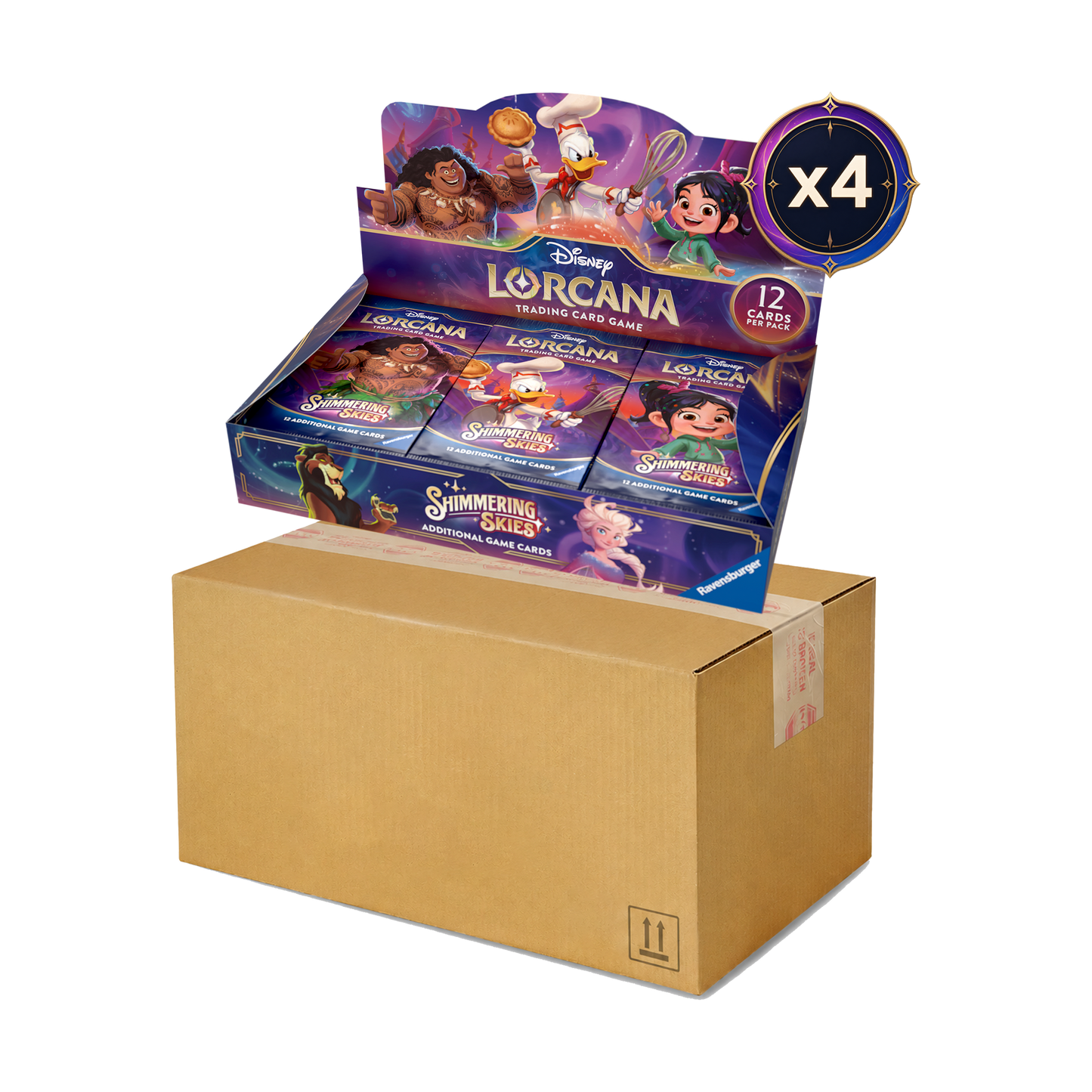 Disney Lorcana Shimmering Skies Booster Case