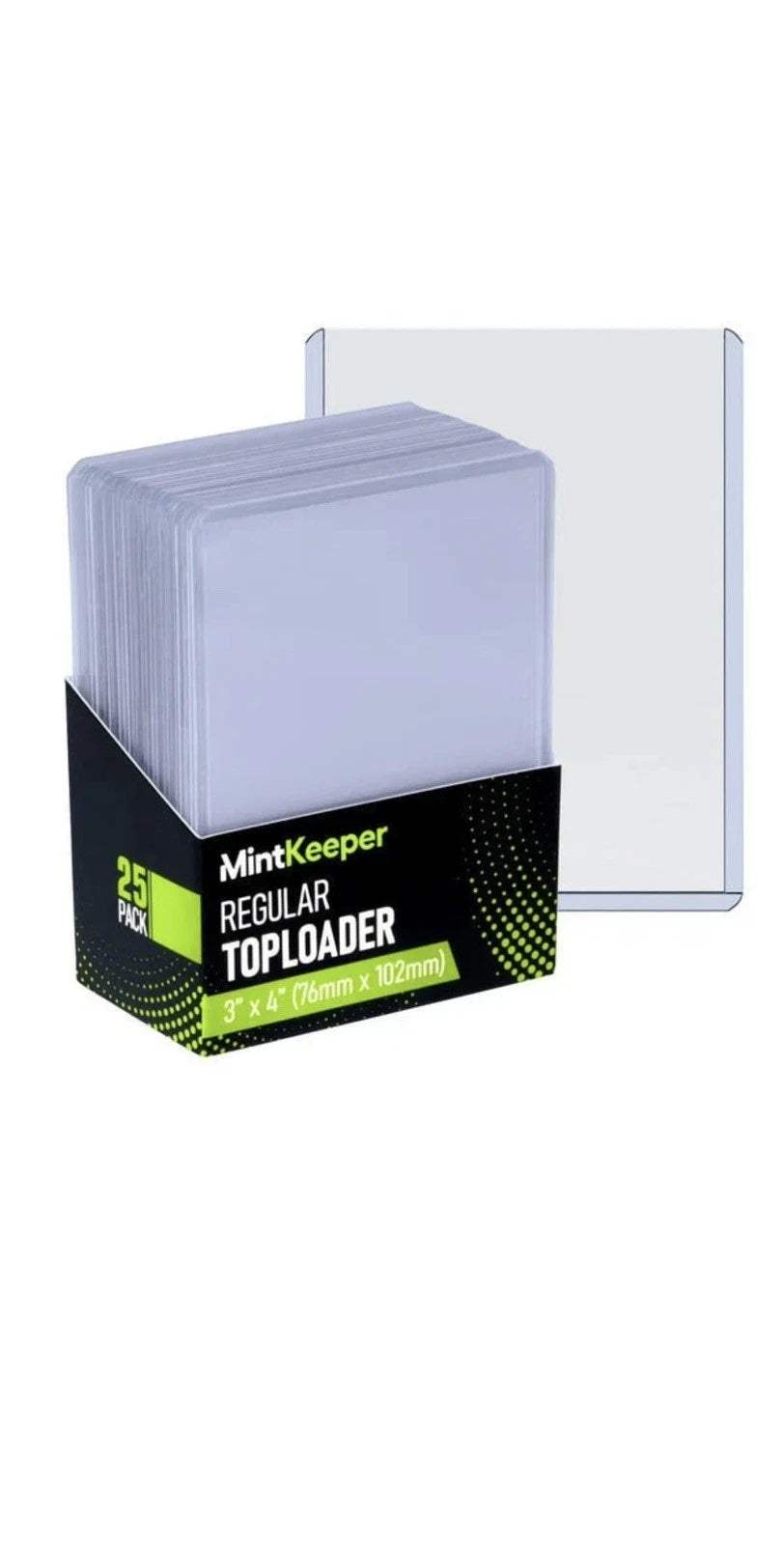 Mint Keeper Regular Toploaders (25 pack)